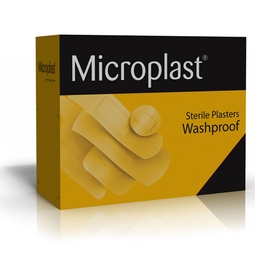 Medikit 87522 2.5 x 7.5cm Washproof Assorted Plasters (Pack 100)