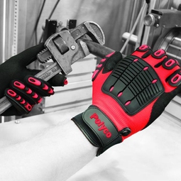 Polyco MTE Multi-Task E Red/Black Impact Gloves (Pair)